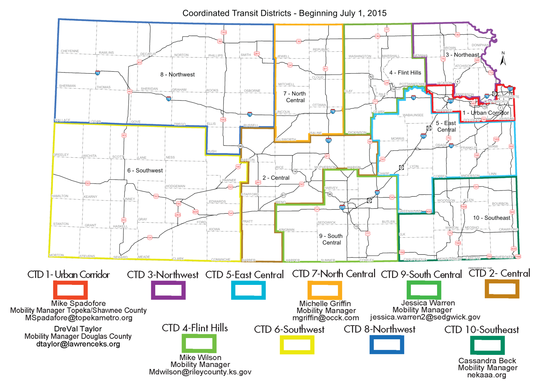 Transit Provider Directory Map 2023
